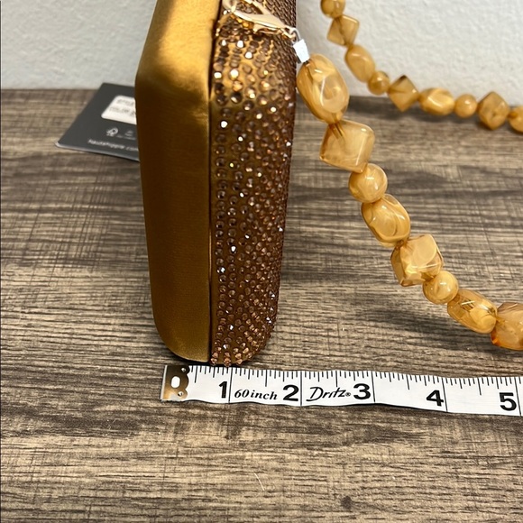 Haute Hippie | Bronze Beaded Clutch/Shoulder Bag ✨ - Picture 14 of 17